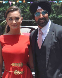 Prabhu Deva, Akshay Kumar and Amy Jackson