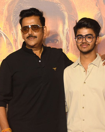 Ravi Kishan with his son Saksham