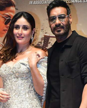 Kareena Kapoor and Ajay Devgn