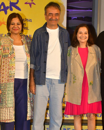 Manjeet Hirani, Rajkumar Hirani, Anupama Chopra and Vidhu Vinod Chopra