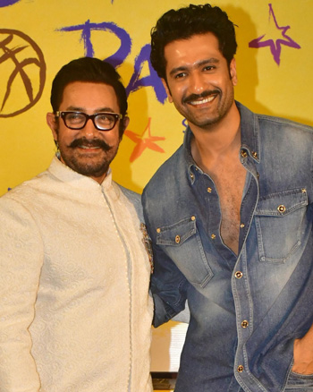 Amir Khan and Vicky Kaushal
