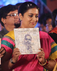 Smriti Irani unveils Coffee Table Book on Narendra Modi