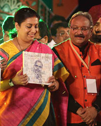 Smriti Irani unveils Coffee Table Book on Narendra Modi