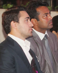 Imran Khan and Leander Paes