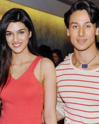 Kriti Sanon, Tiger Shross and Sabbir Khan