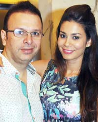 Roshan Abbas with his wife