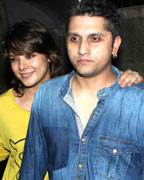 Udita Goswami and Mohit Suri