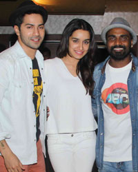 Varun Dhawan, Shraddha KApoor, Remo D'Souza and Prabhu Deva