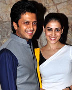 Ritesh Deshmukh and Genelia D'Souza