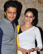 Ritesh Deshmukh and Genelia D'Souza