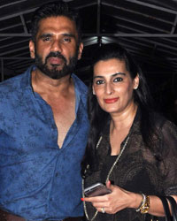 Sunil Shetty and Mana Shetty