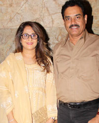 Dilip Vengsarkar with his wife Manali Vengsarkar