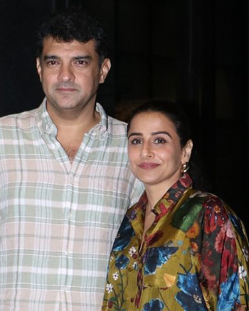 Siddharth Roy Kapur and Vidya Balan