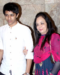 Smita Thackeray along with her son