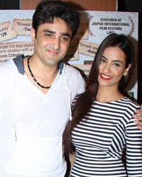 Furqan Merchant and Tia Bajpai during the screening of 'Identity Card