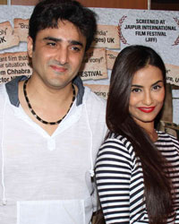 Brajesh Kala, Furqan Merchant, Tia Bajpai. and Shoaib Kazmi during the screening of 'Identity Card