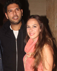 Yuvraj Singh and Hazel Keech