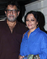 Baba and Tanvi Azmi