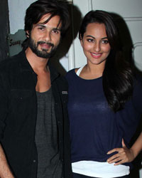 Shahid Kapoor and Sonakshi Sinha