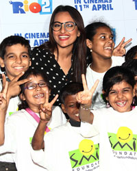 Special Screening of 'Rio2' for smile NGO kids at pvr ecx, andheri