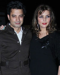 Rahul Bhat with his wife Sharika Sharma Bhat