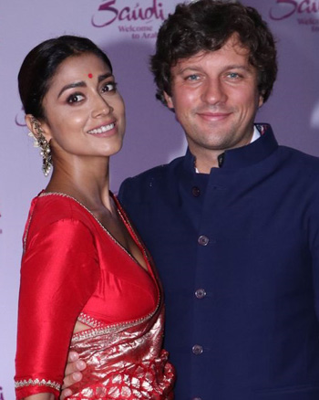 Shriya Saran and Andrei Koscheev