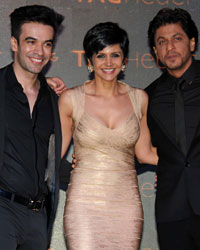 Kunal Kohli, Puneet Malhotra, Shah Rukh Khan and Tarun Mansukhani and Mandira Bedi