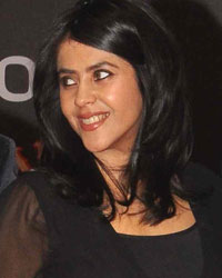 Tushar Kapoor, Ekta Kapoor and Jeetendra