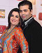 Farah Khan and Karan Johar