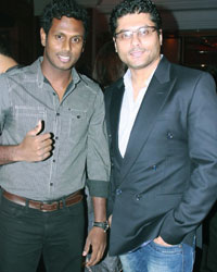 Angelo Mathew with Riyaz Gangji at Sri Lanka Tourism event at Taj lands End