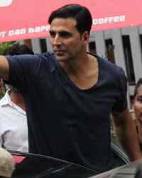 Govinda akshay during the shooting of his upcoming film Pistol