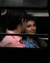 Sidharth Malhotra and Parineeti Chopra on the sets of 'Hasi Toh Phasi'