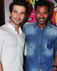 Girish Taurani and Prabhu Dheva promote 'Ramaiya Vastavaiya'