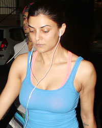 Sushmita Sen Snapped on Walk at Bandra