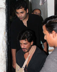 Karan Johar and Shah Rukh Khan snapped at olive