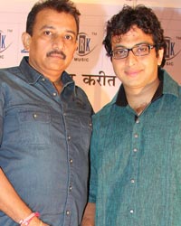 Jayant Gilatar and Dr.Amol Kolhe at Jayant Gilatar's Rannbhoomi music launch