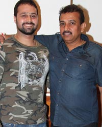 Mudasir Ali and host Jayant Gilatar at Jayant Gilatar's Rannbhoomi music launch