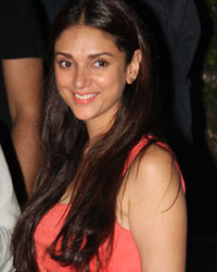 Aditi Rao and Arunoday Singh Snapped at Olive Bar Movie Launch