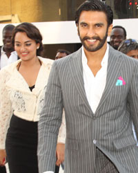 Sonakshi Sinha and Ranveer Singh  promote Lootera in Dubai