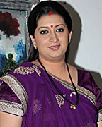 Smriti Irani on promo shoot of bala ji telefilms new serial