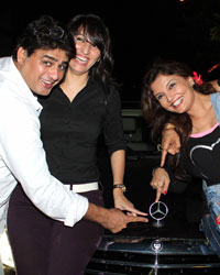 Ayub Khan, Deepshikha and Keshacv Arora at Olive Bar