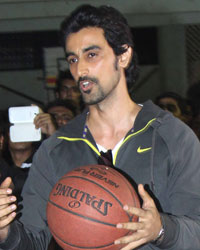 Kunal Kapoor visits Don Bosco school with Miami Heat player Chris Bosh