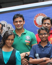 Sangram Singh at Rotaract Club of Mumbai DownTown felicitated Common Wealth Gold Medalist Wrestling World Champion