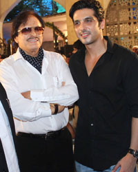 Sanjay Khan and Zayad Khan at at NCP Iftar party hosted by Sharad Pawar