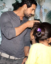 John Abraham snapped promoting Madras Cafe