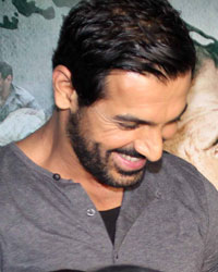 John Abraham snapped promoting Madras Cafe