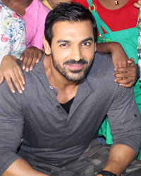 John Abraham snapped promoting Madras Cafe