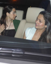 Karishma Kapoor and Amrita Arora snapped at Olive