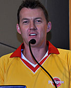 Brett Lee at Pedigree Press Conference