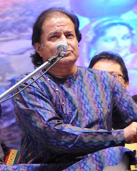 Anup Jalota at New Bhajan Album 'Hare Krishna' launch